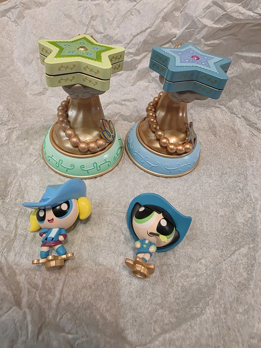 Powerpuff Girls Light-up Cowgirl Figures - Bundle Of 2